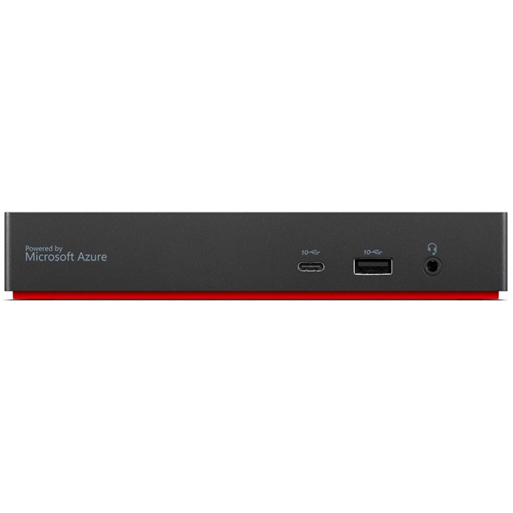 Lenovo 40B20135UK laptop dock/port replicator Wired USB 3.2 Gen 1 (3.1 Gen 1) Type-A + Type-C Black