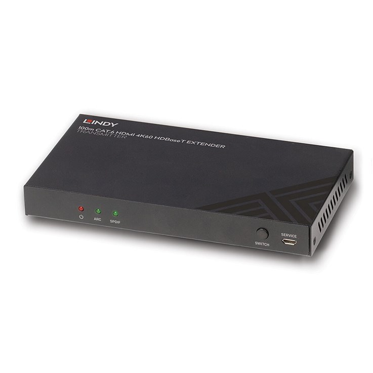 Lindy 100m Cat.6 HDMI 4K60, Audio, IR and RS-232 HDBaseT Transmitter