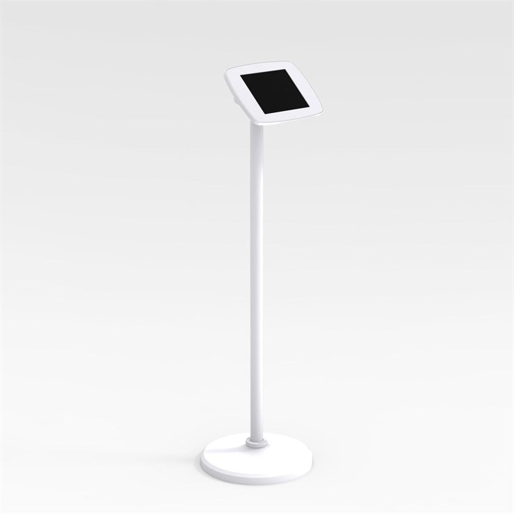 Bouncepad Floorstanding with USB Cable | Apple iPad Mini 6th Gen | White | Exposed Front Camera and Home Button