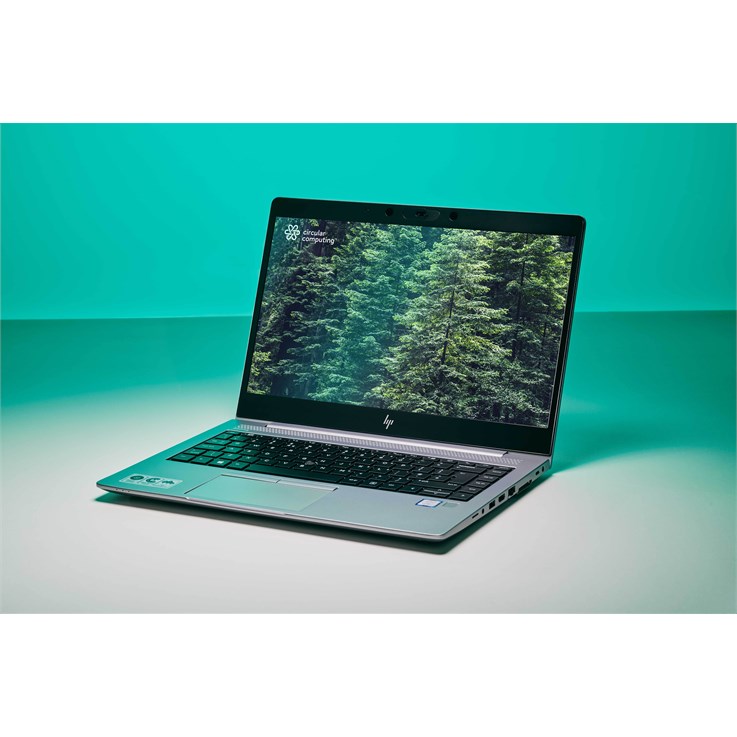 Circular Computing HP - EliteBook 840 G5 Laptop - 14" FHD (1920x1080) - Intel Core i5 8th Gen 8250U - 16GB RAM - 256GB SSD - Windows 10 Professional - Full UK (UK Layout) - Fully Tested Original Battery - IEEE 802.11ac Wireless LAN - 1 Year Advance Replac