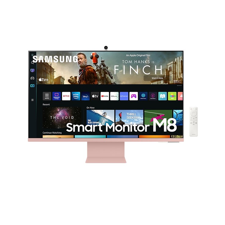 Samsung LS32BM80PUUXXU computer monitor 81.3 cm (32") 3840 x 2160 pixels 4K Ultra HD Pink, White