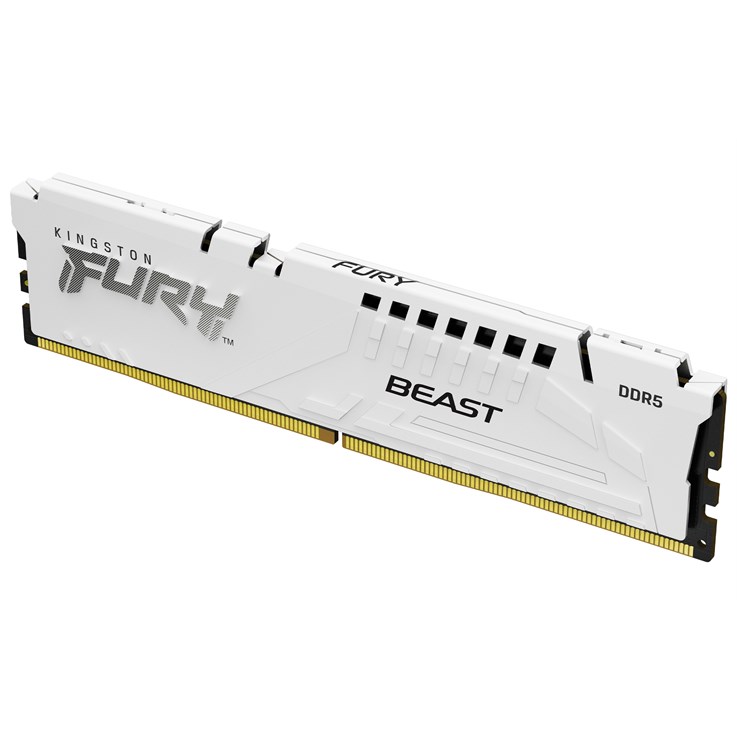 Kingston Technology FURY Beast 32GB 5200MT/s DDR5 CL40 DIMM White XMP