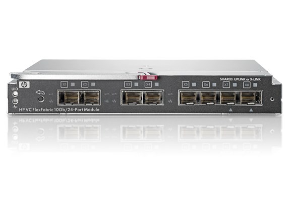 HPE BladeSystem Virtual Connect FlexFabric 10Gb/24-port Managed Black