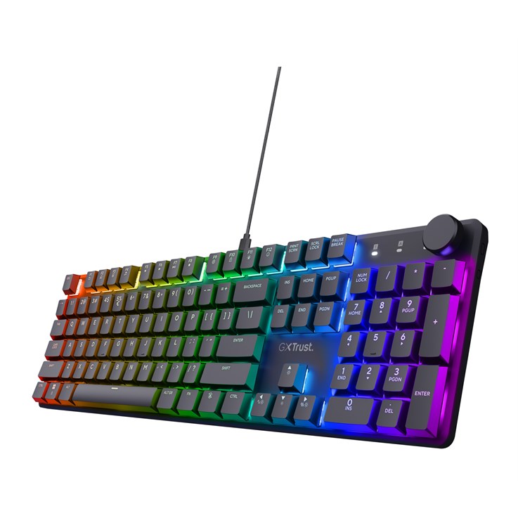 Trust GXT 866 Torix keyboard Gaming USB QWERTY UK English Black