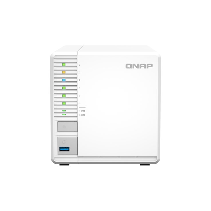 QNAP TS-364 NAS Tower Intel® Celeron® N5095 8 GB DDR4 0 TB QNAP Turbo System White