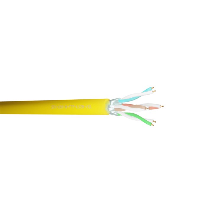 Securi-Flex SFX/C6A-UFTP-LSZH-YEL-305 networking cable Yellow 305 m Cat6a U/FTP (STP)