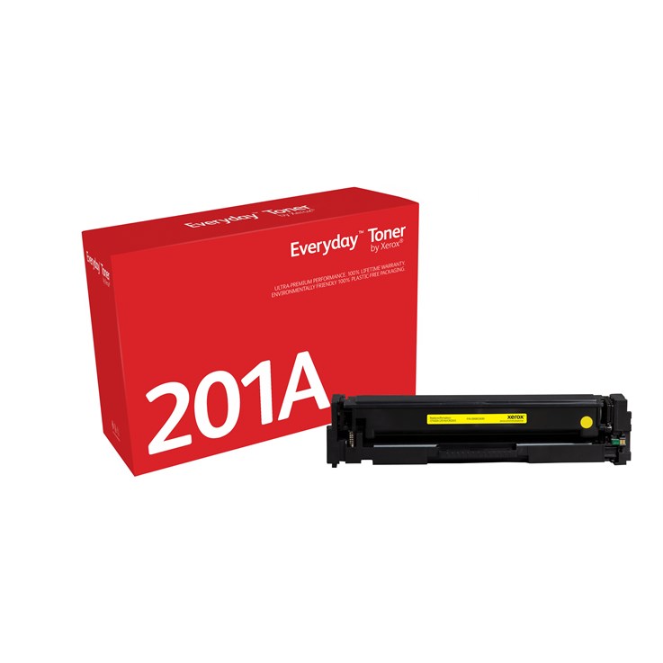 Everyday ™ Yellow Toner by Xerox compatible with HP 201A (CF402A), Standard capacity