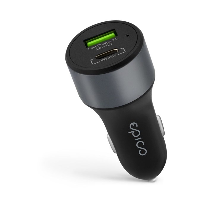 Epico 9915101900015 mobile device charger Universal Black, Grey Cigar lighter Fast charging Auto