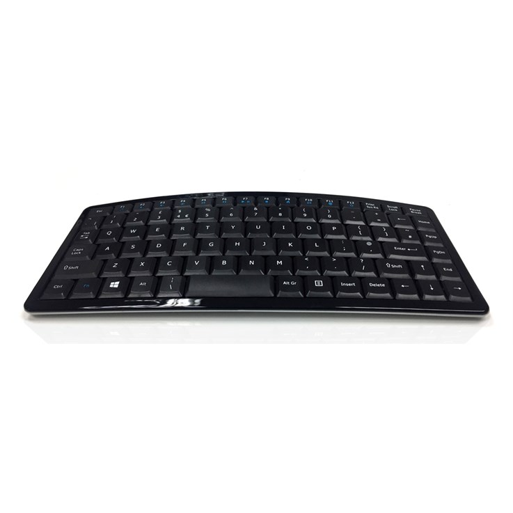 Accuratus Curve keyboard Home RF Wireless + USB QWERTY UK International Black