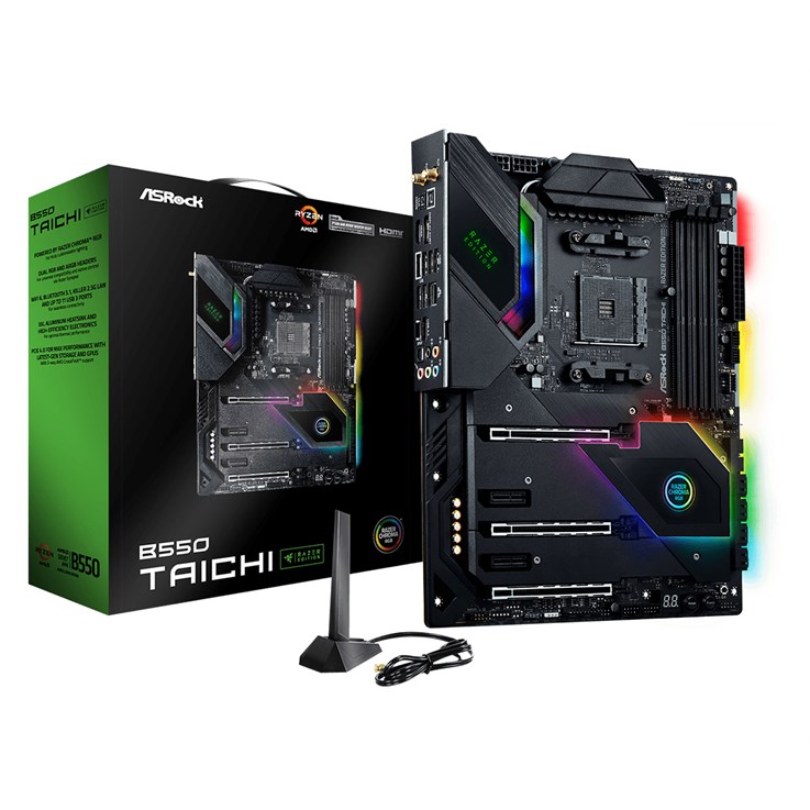 Asrock B550 Taichi Razer Edition AMD B550 Socket AM4 ATX