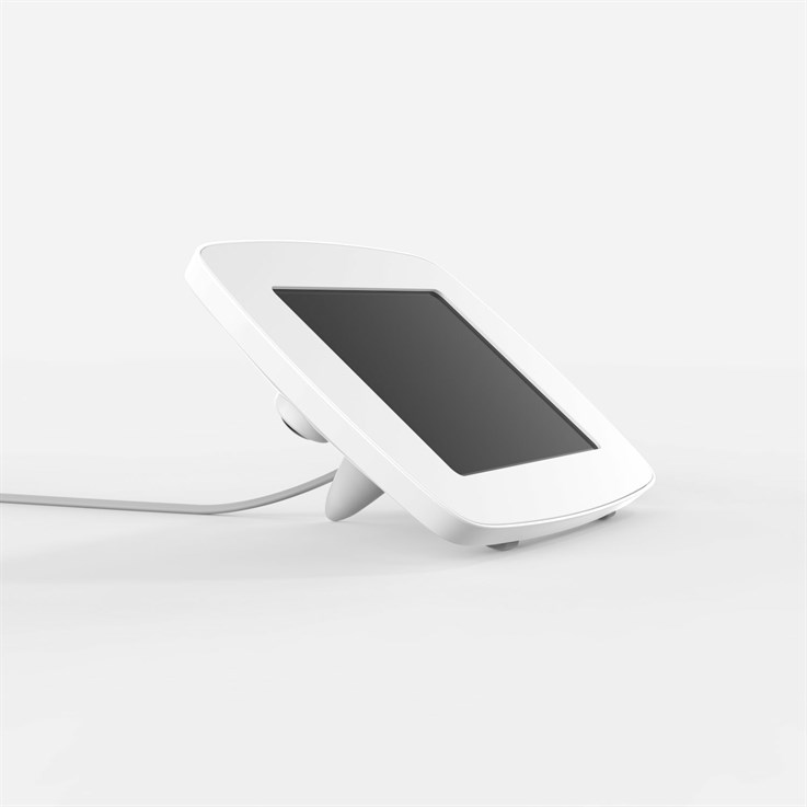 Bouncepad Lounge with Reinforced USB Cable | Samsung Tab A9 8.7 (2023) | White | Exposed Front Camera and Home Button