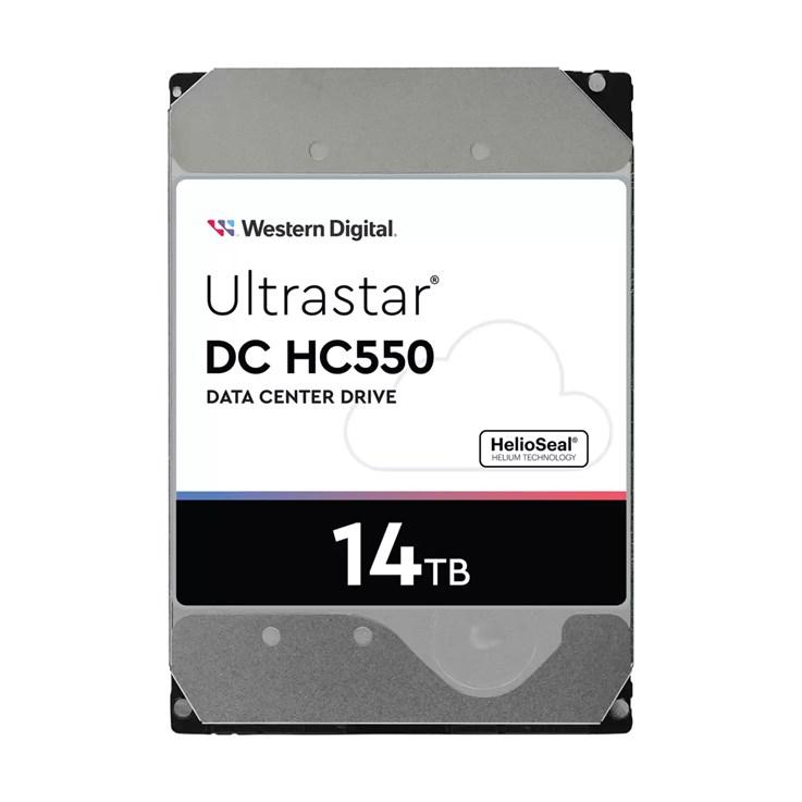 Western Digital Ultrastar DC HC550 internal hard drive 14 TB 7200 RPM 512 MB 3.5" Serial ATA III