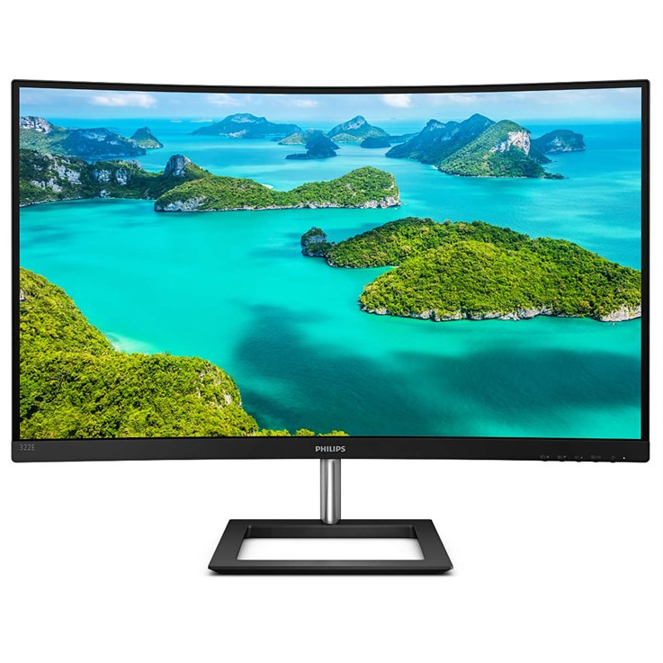 Philips E Line 322E1C/00 LED display 80 cm (31.5") 1920 x 1080 pixels Full HD LCD Black
