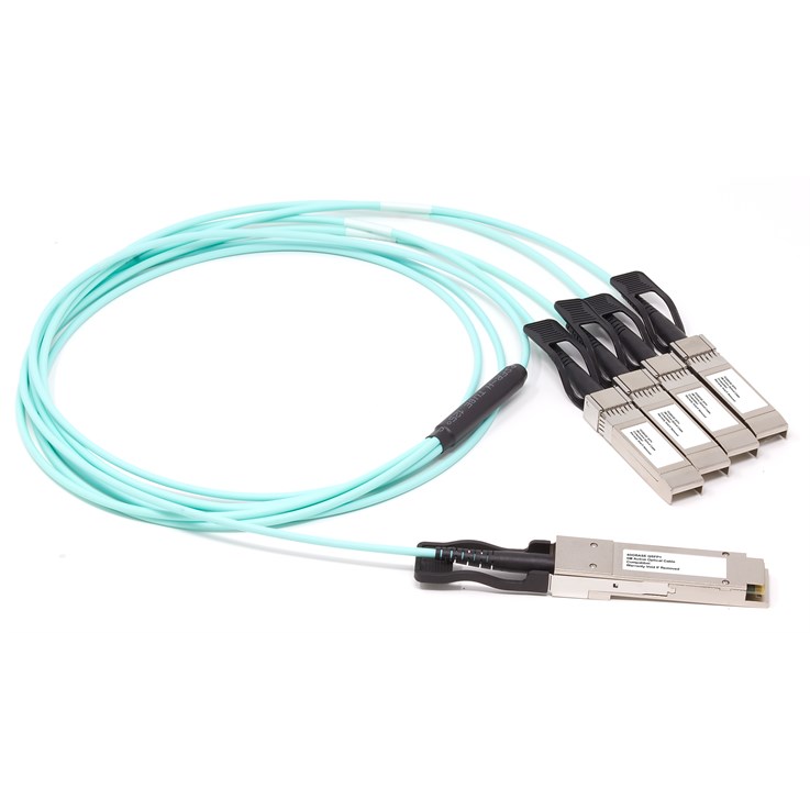 Origin Storage Gigatech 40GbE QSFP+ to 4x10GbE SFP+ Active Breakout Cable Dell Networking