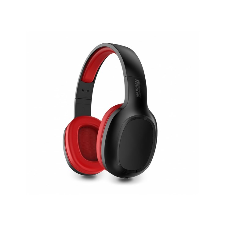 Urban Factory MOVEE Headset Wireless Head-band Gaming Micro-USB Bluetooth Black, Red