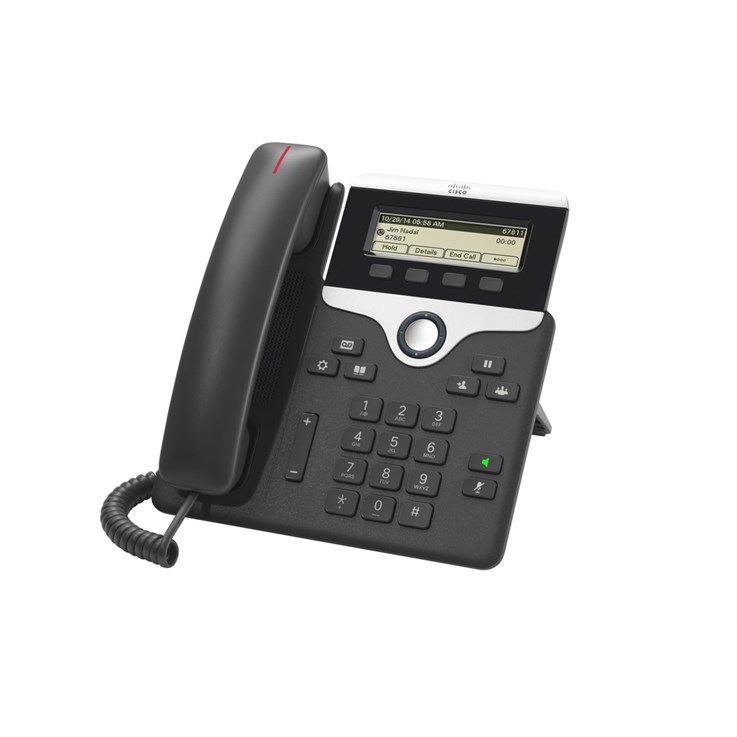 Cisco IP Business Phone 7811, 3.2-inch Greyscale Display, Class 1 PoE, Supports 1 Line, 1-Year Limited Hardware Warranty (CP-7811-K9=)