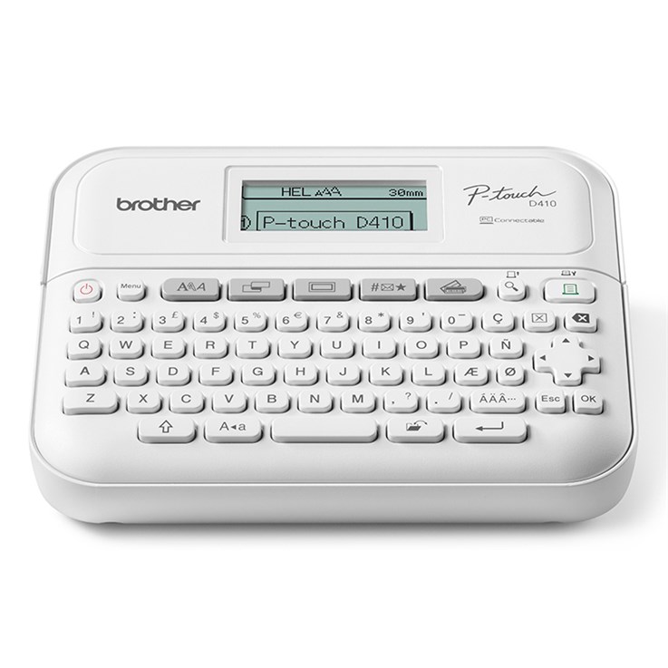 Brother PT-D410ZU1 label printer Thermal transfer 20 mm/sec Wired TZe QWERTY