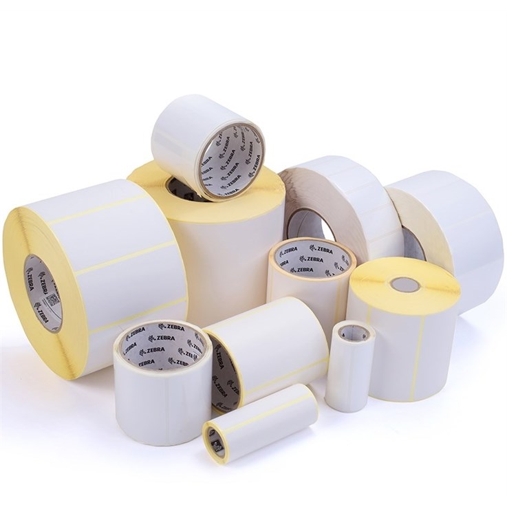 Zebra 3011576-T printer label White Self-adhesive printer label