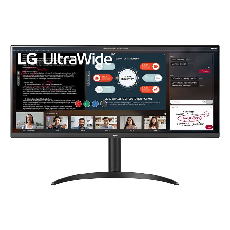 LG 34WP550-B computer monitor 86.4 cm (34") 2560 x 1080 pixels UltraWide Full HD LCD Black