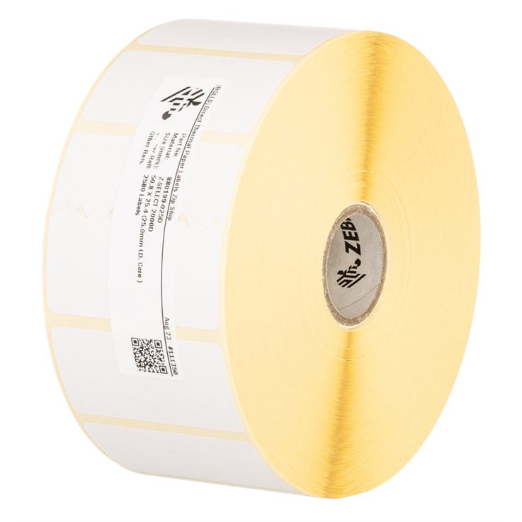 Zebra Z-Select 2000D White Self-adhesive printer label
