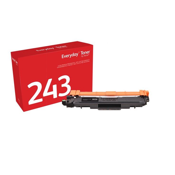Everyday ™ Black Toner by Xerox compatible with Brother TN-243BK, High capacity