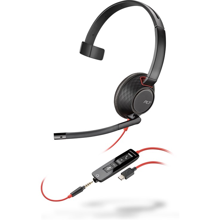POLY Blackwire C5210 USB-C Headset +Inline Cable