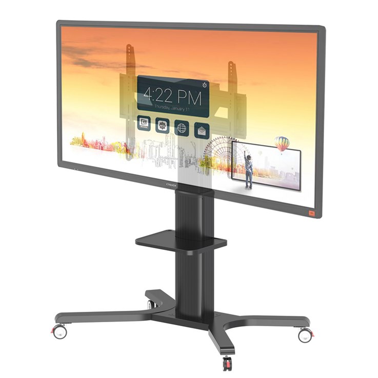 Peerless PR598-M monitor mount / stand 2.49 m (98") Floor Black