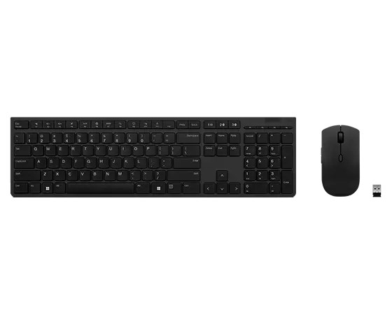 Lenovo 4X31K03967 keyboard Mouse included RF Wireless + Bluetooth QWERTY UK English Grey