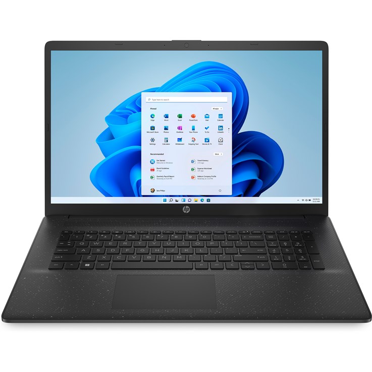 HP 17-cn0104na Intel® Pentium® Silver N5030 Laptop 43.9 cm (17.3") Full HD 4 GB DDR4-SDRAM 128 GB SSD Wi-Fi 5 (802.11ac) Windows 11 Home in S mode Black