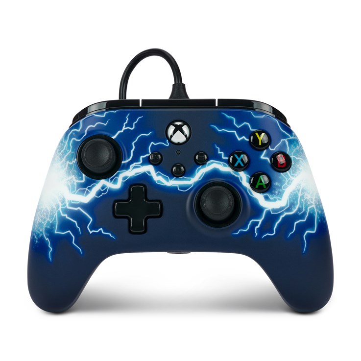 PowerA XBGP0190-01 Black, Blue USB Gamepad PC, Xbox One, Xbox One S, Xbox One X