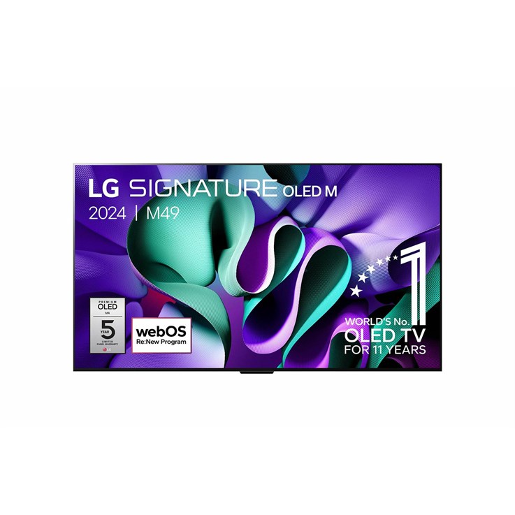 LG OLED evo M4 OLED65M49LA 165.1 cm (65") 4K Ultra HD Smart TV Wi-Fi Silver