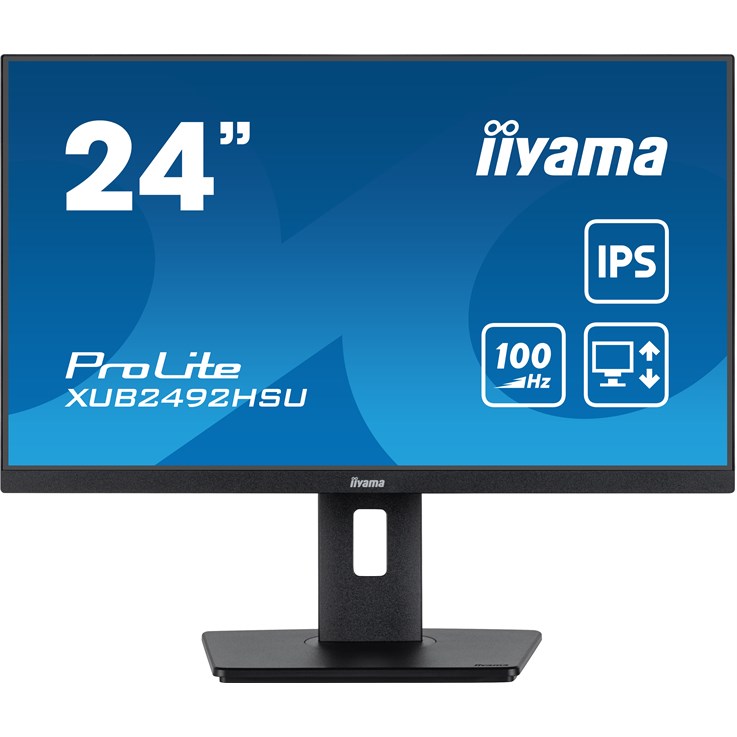 iiyama XUB2492HSU-B6 computer monitor 60.5 cm (23.8") 1920 x 1080 pixels Full HD LED Black