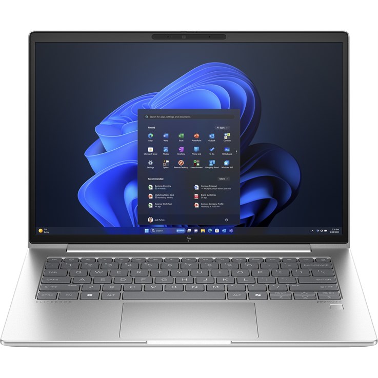 HP EliteBook 640 G11 Intel Core Ultra 5 125H Laptop 35.6 cm (14") WUXGA 16 GB DDR5-SDRAM 512 GB SSD Wi-Fi 6E (802.11ax) Windows 11 Pro Silver