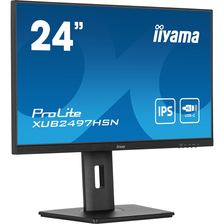 iiyama ProLite XUB2497HSN-B1 LED display 61 cm (24") 1920 x 1080 pixels Full HD Black