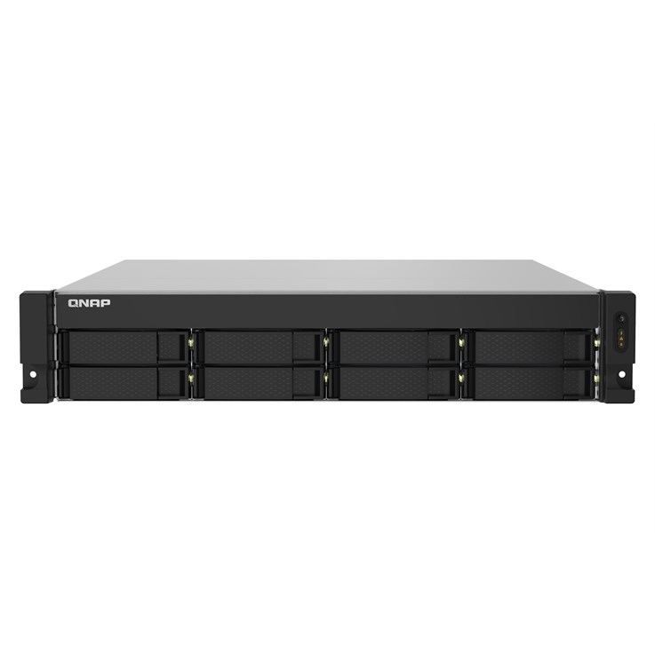 QNAP TS-832PXU NAS Rack (2U) Annapurna Labs AL324 4 GB DDR4 QNAP Turbo System Aluminium, Black